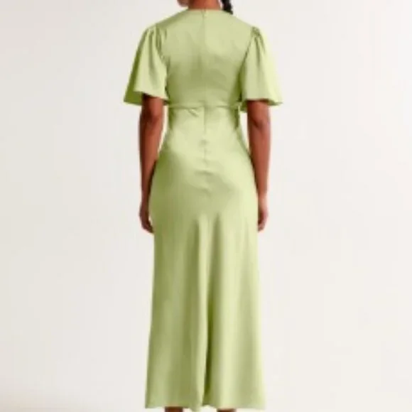 NEW! Abercrombie & Fitch angel sleeve maxi dress - Picture 2 of 4